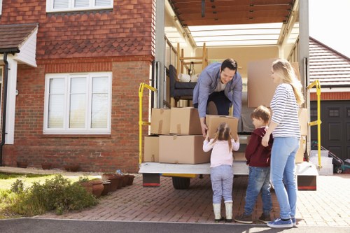 Local man and van loading furniture in Todenmark