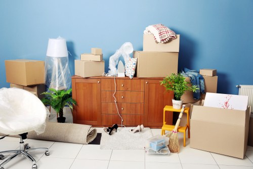 Office removals team planning a business relocation in Todenmark
