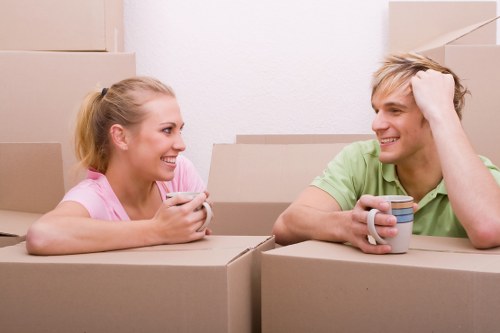 Local removals team planning a move in Todenmark