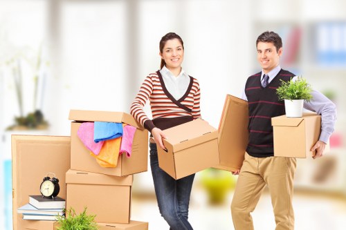 Business moving day with organised office removals in Todenmark