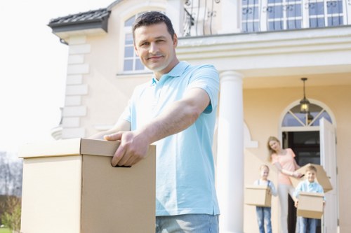 Local house removals service in Todenmark with a moving van ready for a residential property