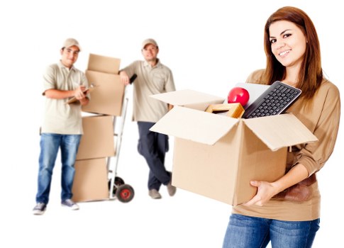Local moving van service handling a property access challenge