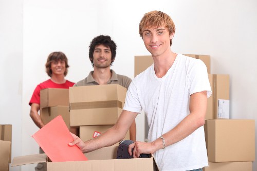 Van service helping with a small house move in Todenmark